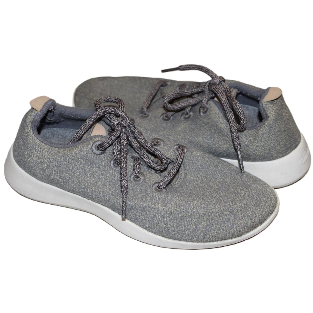 Womens Allbirds Wool Runners Natural Grey Gray Merino Wool Athletic Shoes Size 8